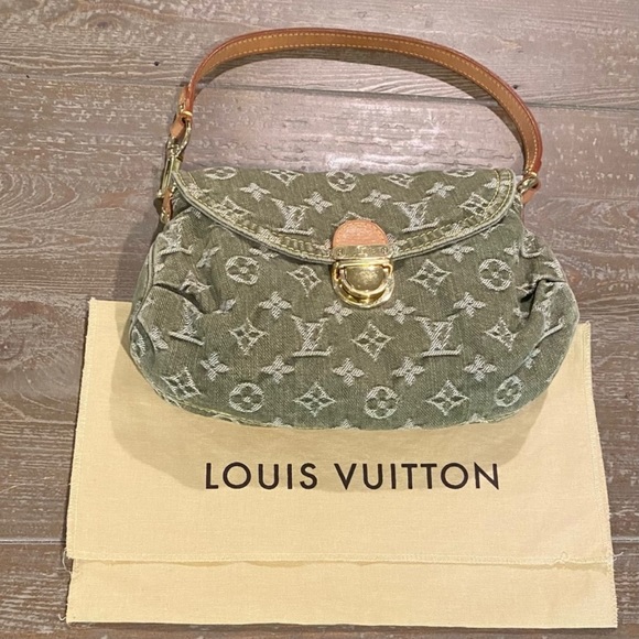 LOUIS VUITTON Denim Pleaty Green Rate 9 - Picture 2 of 13